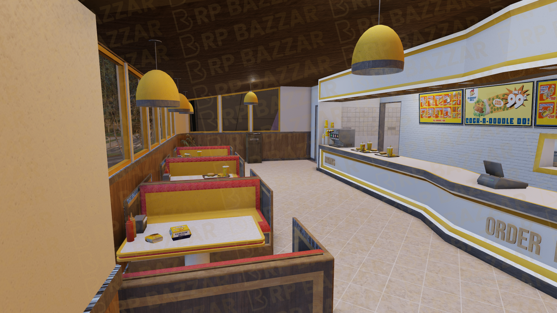 Casual Food Truck FiveM MLO — GTA RP Interior — ESX QB QBOX — RPBazzar
