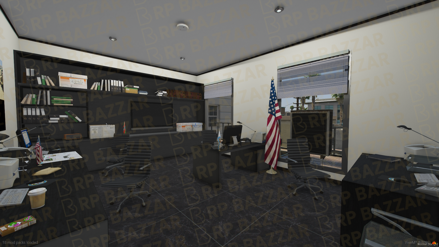 Grand CityHall FiveM MLO — GTA RP Interior — ESX QB QBOX — RPBazzar