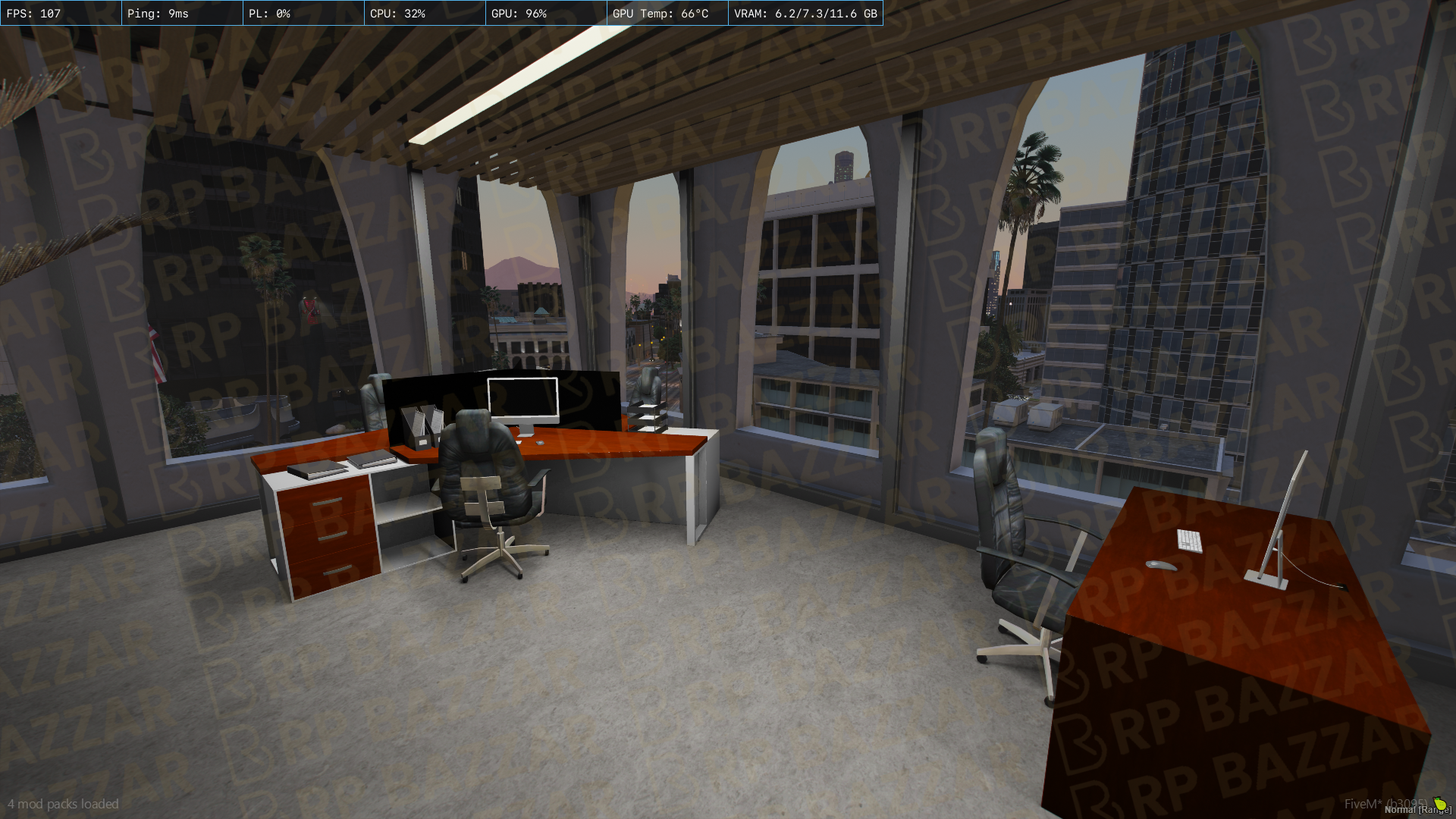 Classic Office FiveM MLO — GTA RP Interior — ESX QB QBOX — RPBazzar