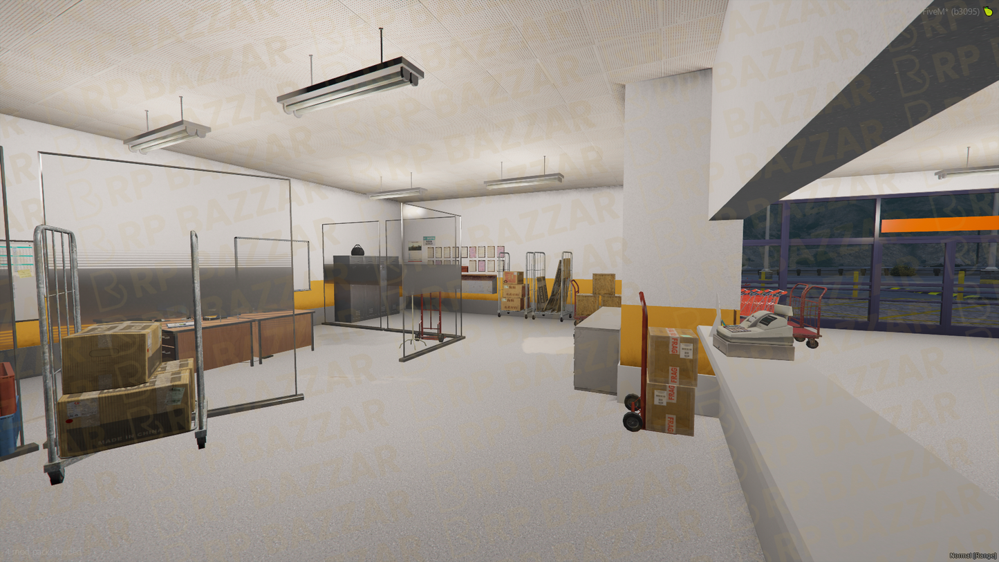 Classic Shopping Mall FiveM MLO — GTA RP Interior — ESX QB QBOX — RPBazzar