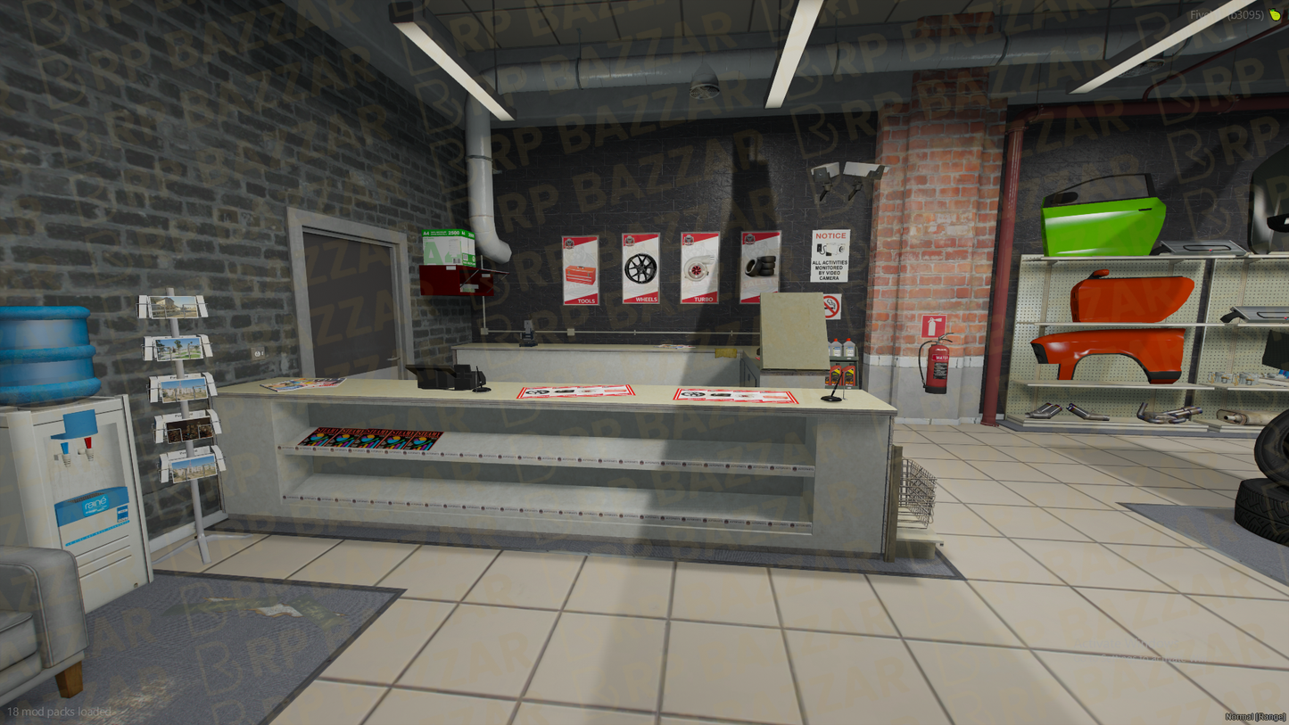 Chop Mechanic Shop FiveM MLO — GTA RP Interior — ESX QB QBOX — RPBazzar