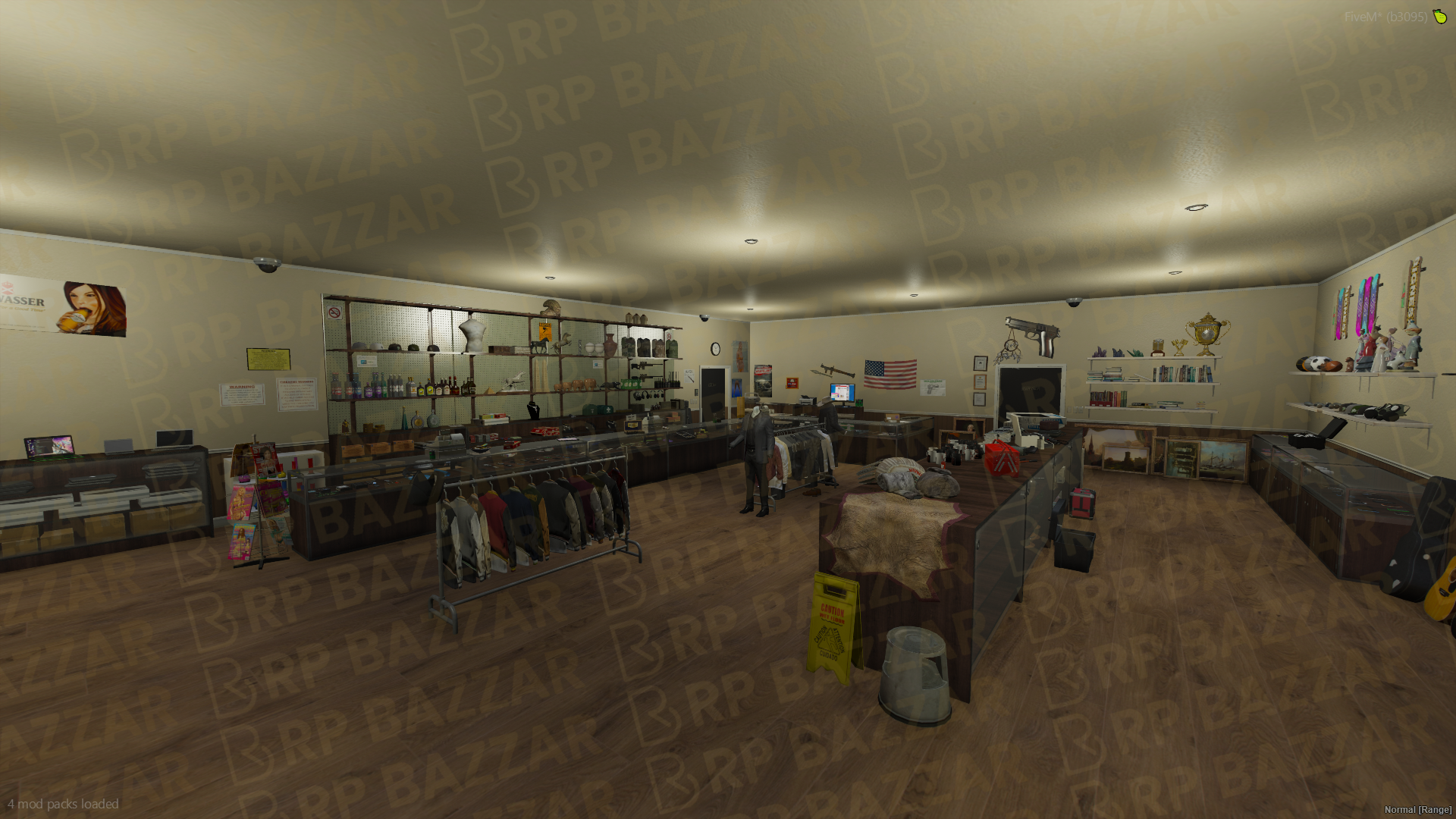Backstreet Pawn Shop FiveM MLO — GTA RP Interior — ESX QB QBOX — RPBazzar