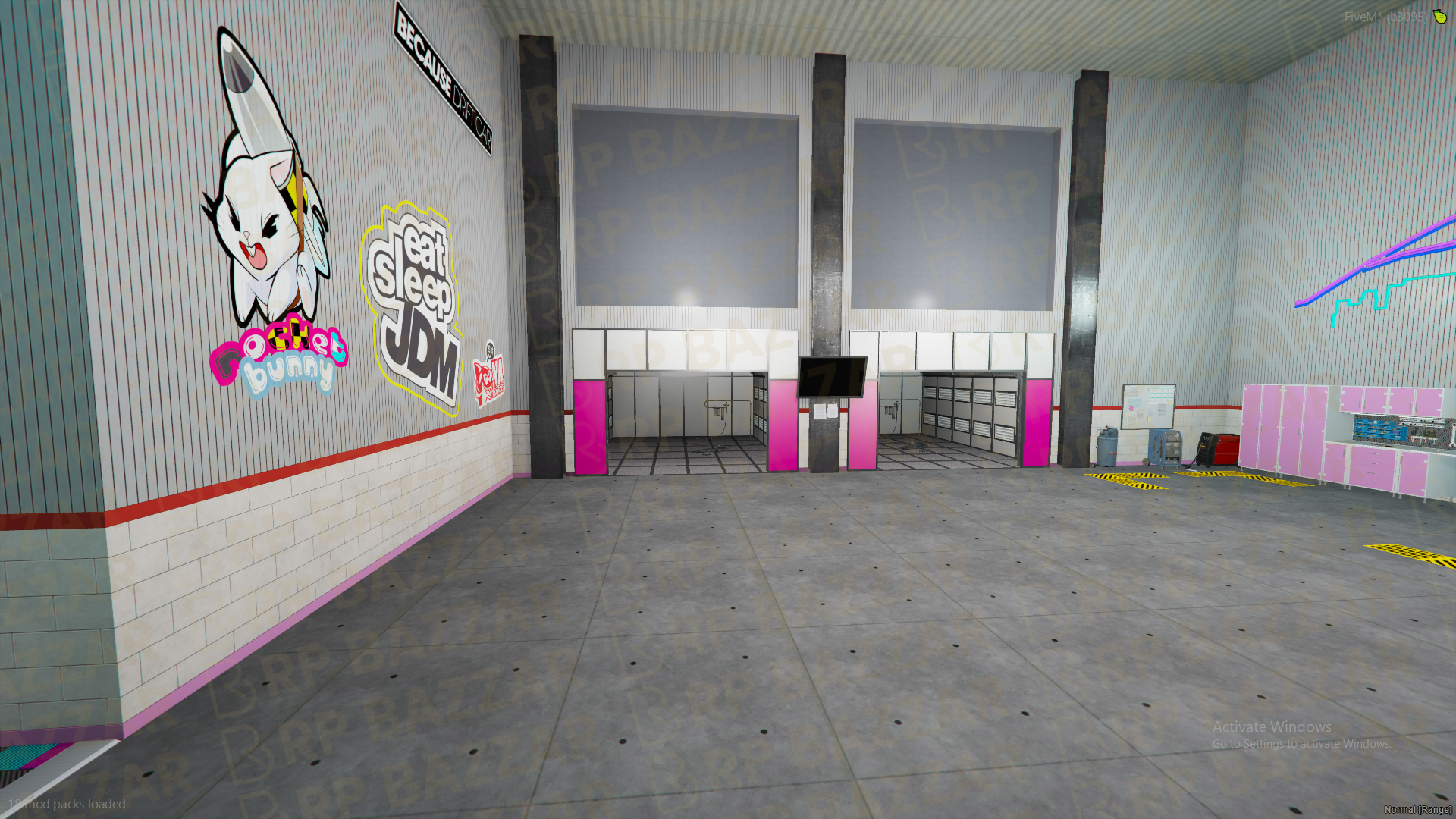 Underground Mechanic Shop FiveM MLO — GTA RP Interior — ESX QB QBOX — RPBazzar
