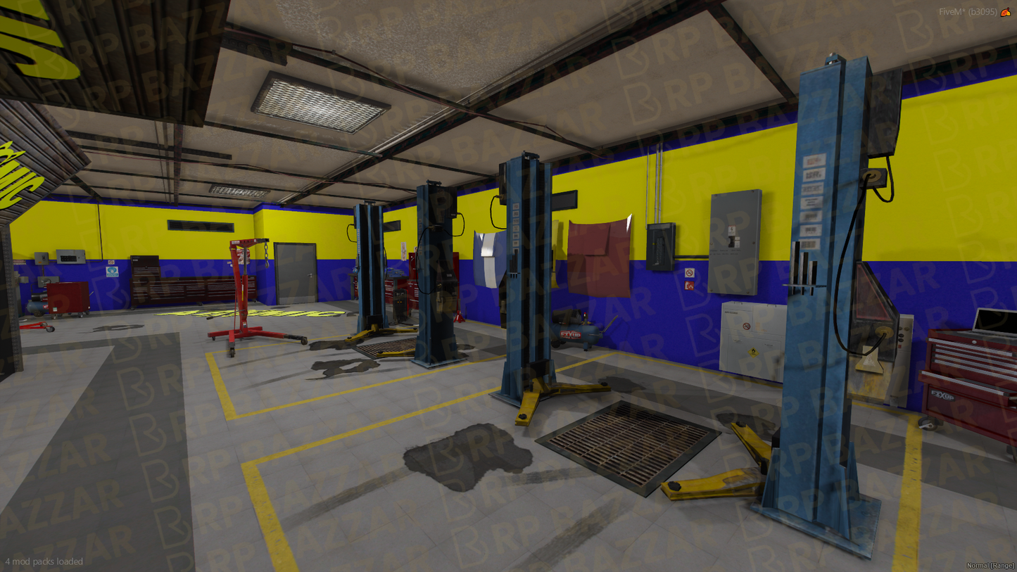 Rapid Repair Station FiveM MLO — GTA RP Interior — ESX QB QBOX — RPBazzar