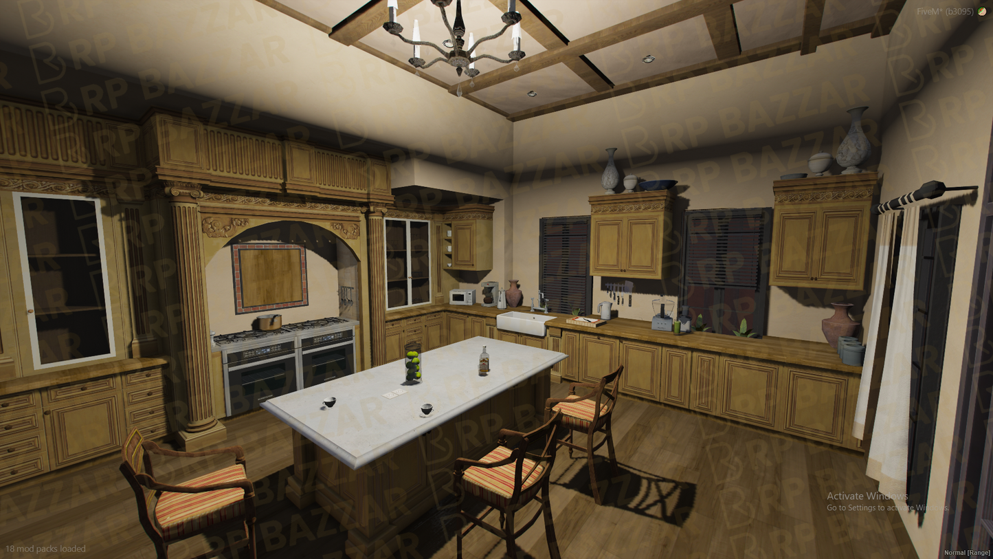Hillside House FiveM MLO — GTA RP Interior — ESX QB QBOX — RPBazzar