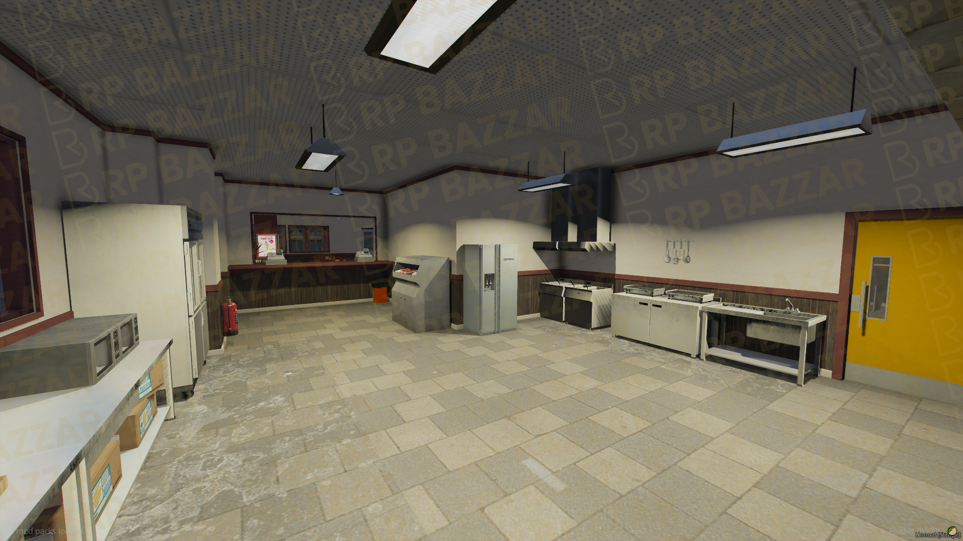 Premium Steakhouse FiveM MLO — GTA RP Interior — ESX QB QBOX — RPBazzar