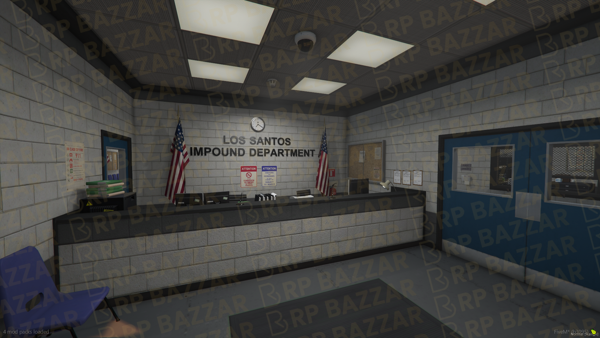 Central Impound Lot FiveM MLO — GTA RP Interior — ESX QB QBOX — RPBazzar