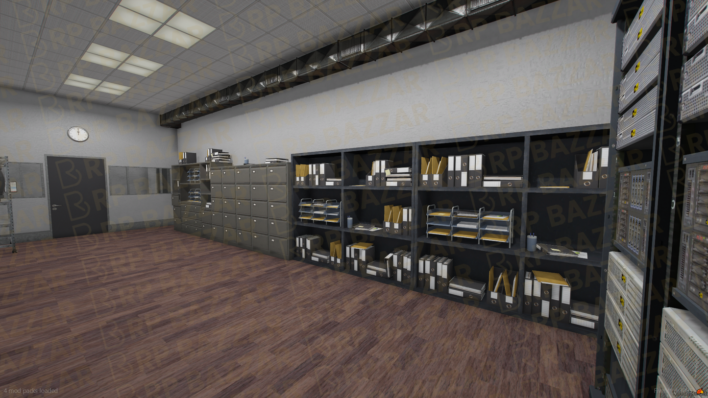 Downtown Police Station FiveM MLO — GTA RP Interior — ESX QB QBOX — RPBazzar