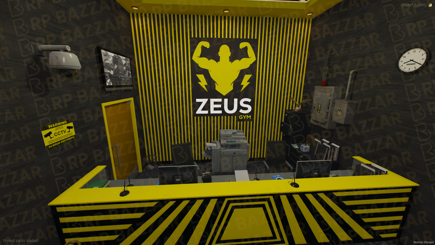 Urban Gyms & Fitness FiveM MLO — GTA RP Interior — ESX QB QBOX — RPBazzar