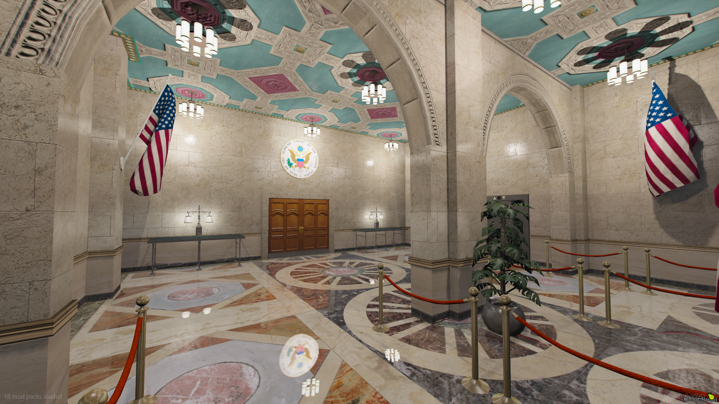 Federal CityHall FiveM MLO — GTA RP Interior — ESX QB QBOX — RPBazzar