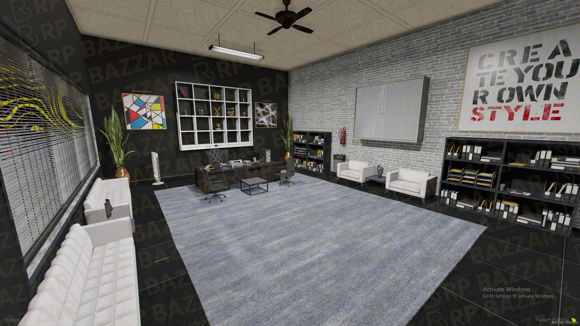 Downtown Mechanic Shop FiveM MLO — GTA RP Interior — ESX QB QBOX — RPBazzar