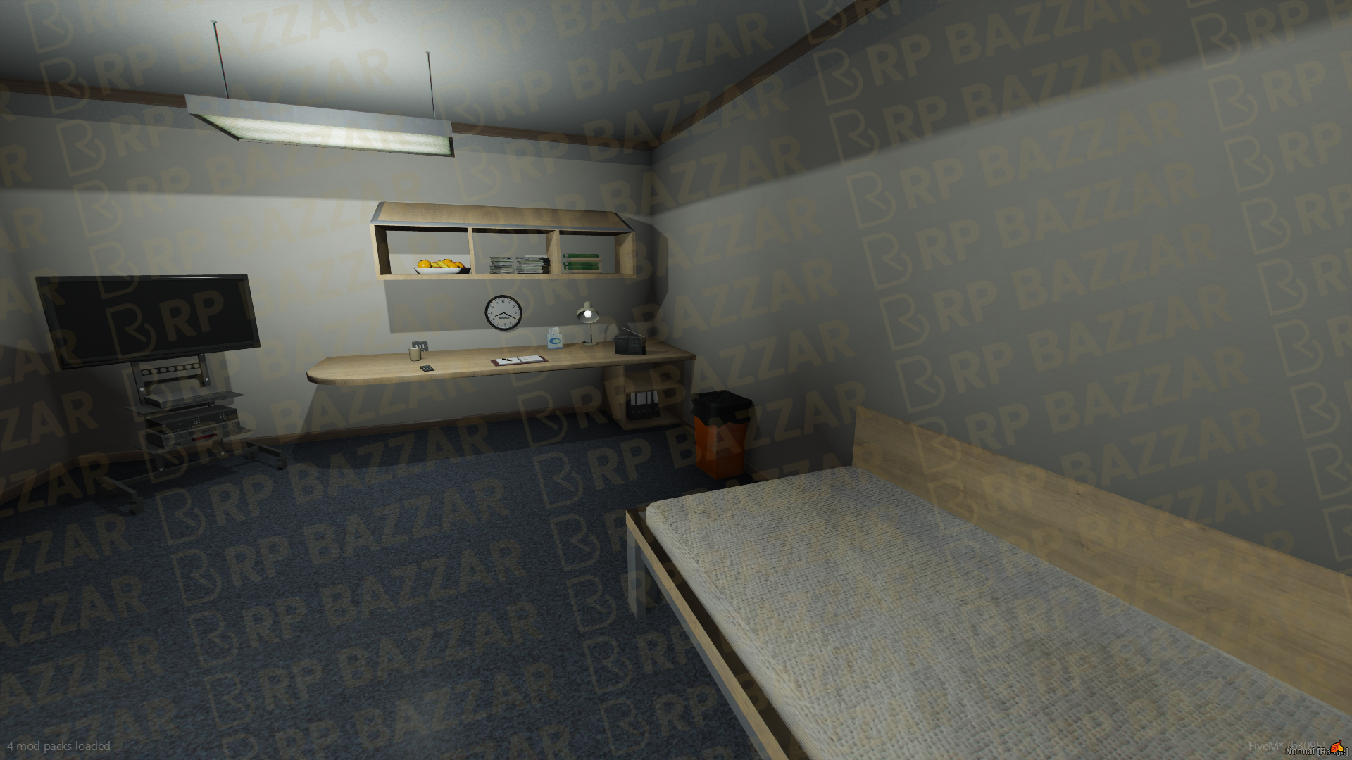 Patrol Police Station FiveM MLO — GTA RP Interior — ESX QB QBOX — RPBazzar