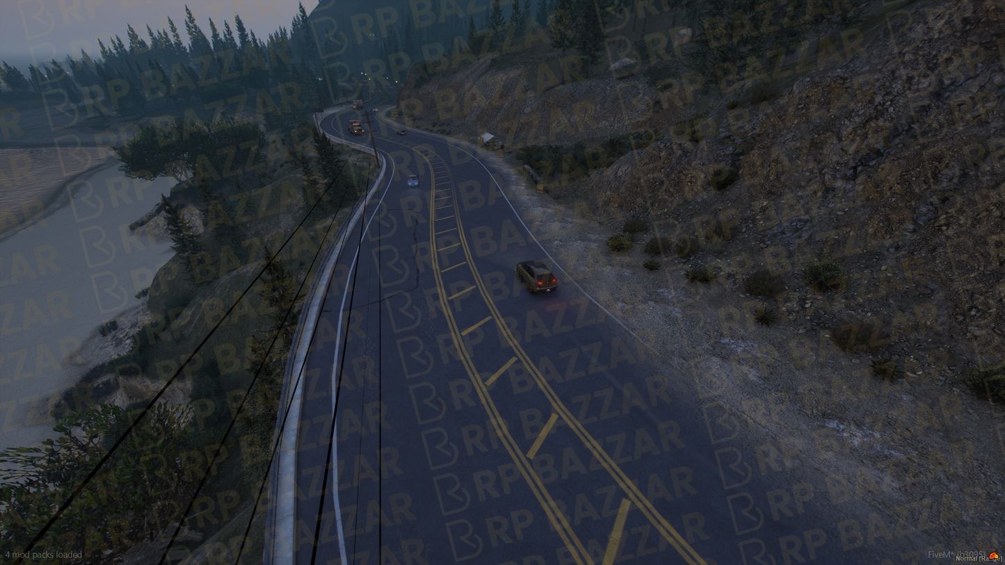 Urban Road FiveM MLO — GTA RP Road Map — ESX QB QBOX — RPBazzar