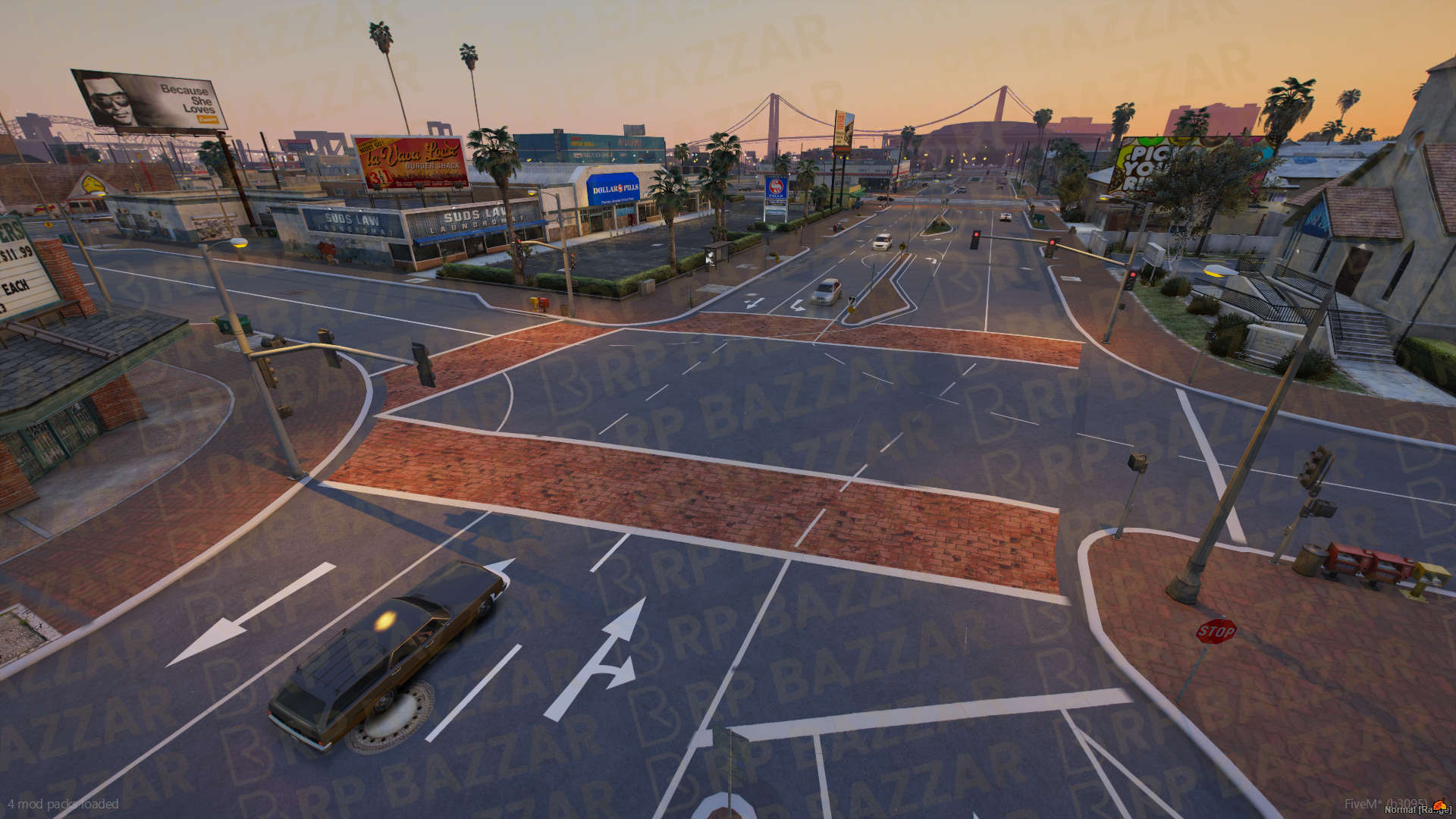 Urban Road FiveM MLO — GTA RP Road Map — ESX QB QBOX — RPBazzar
