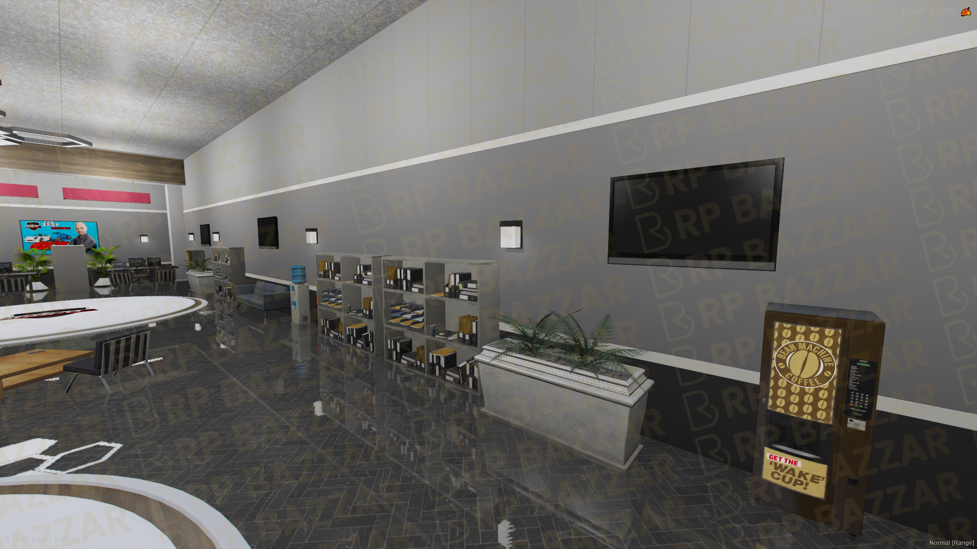 Polished Vehicle Shop FiveM MLO — GTA RP Interior — ESX QB QBOX — RPBazzar