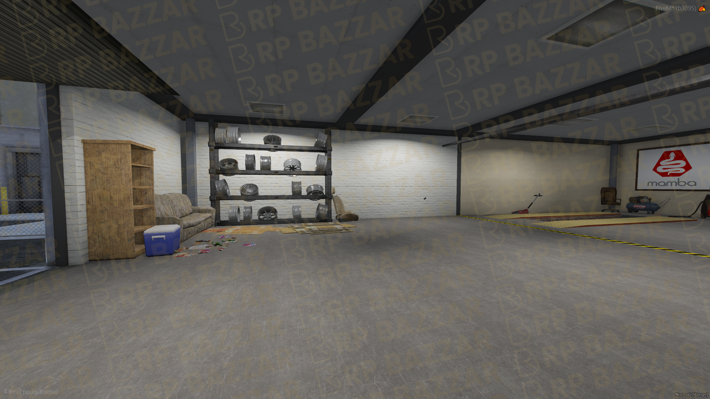 Dusty Storage Room & Warehouse FiveM MLO — GTA RP Interior — ESX QB QBOX — RPBazzar