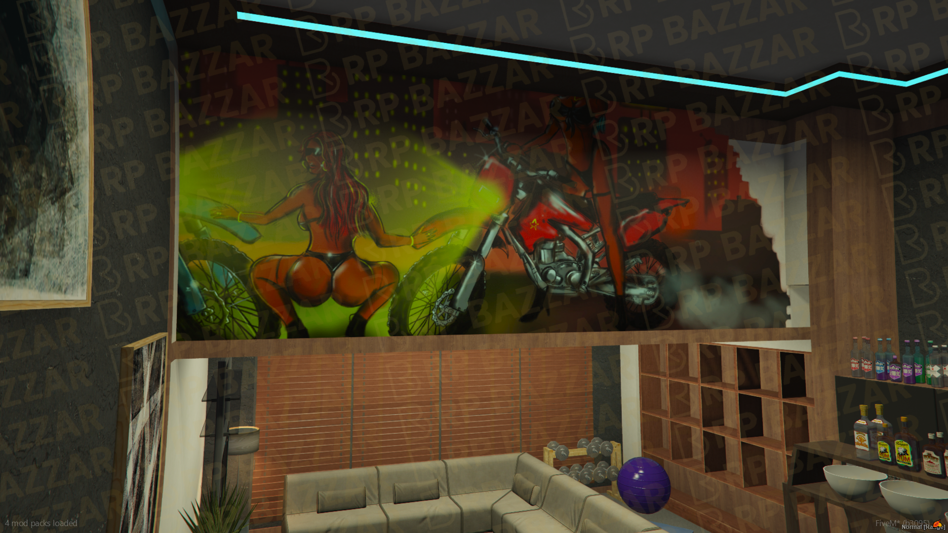 Urban Housing Shell FiveM MLO — GTA RP Interior — ESX QB QBOX — RPBazzar
