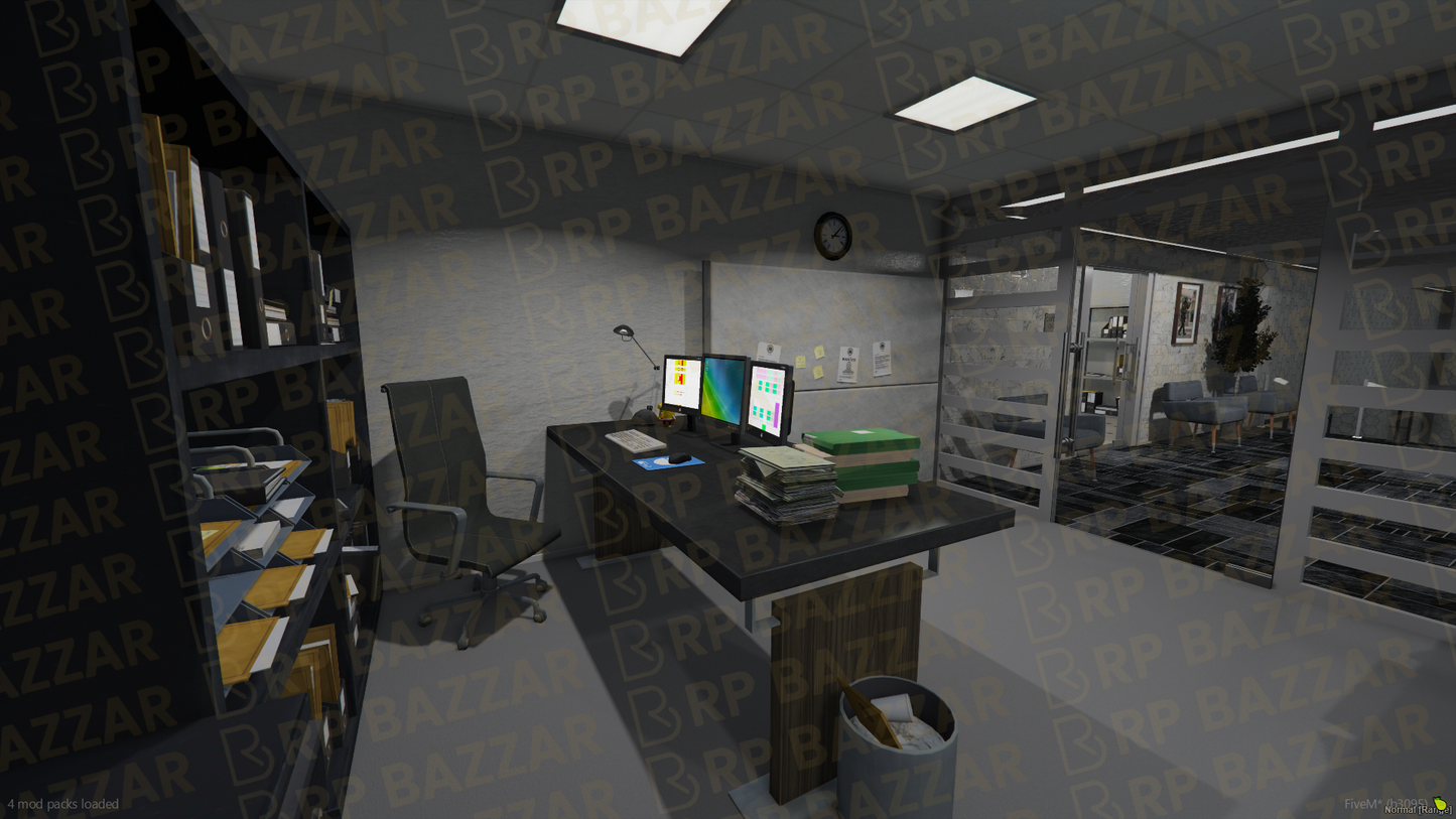 Northside Police Station FiveM MLO — GTA RP Interior — ESX QB QBOX — RPBazzar