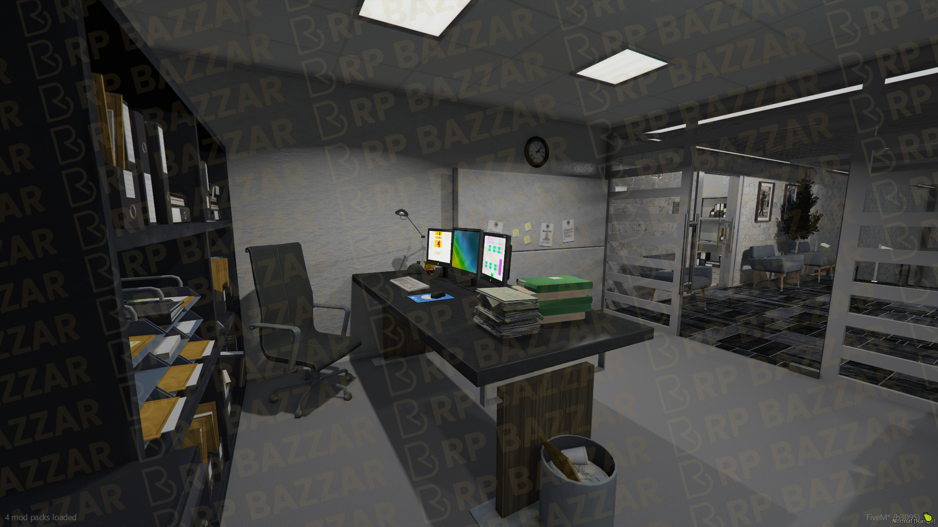 Northside Police Station FiveM MLO — GTA RP Interior — ESX QB QBOX — RPBazzar