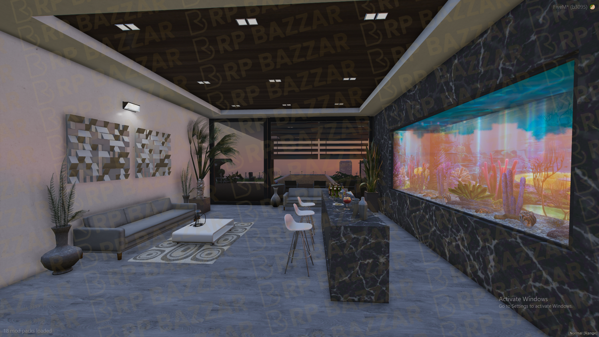 Cyberpunk Mansion FiveM MLO — GTA RP Interior — ESX QB QBOX — RPBazzar