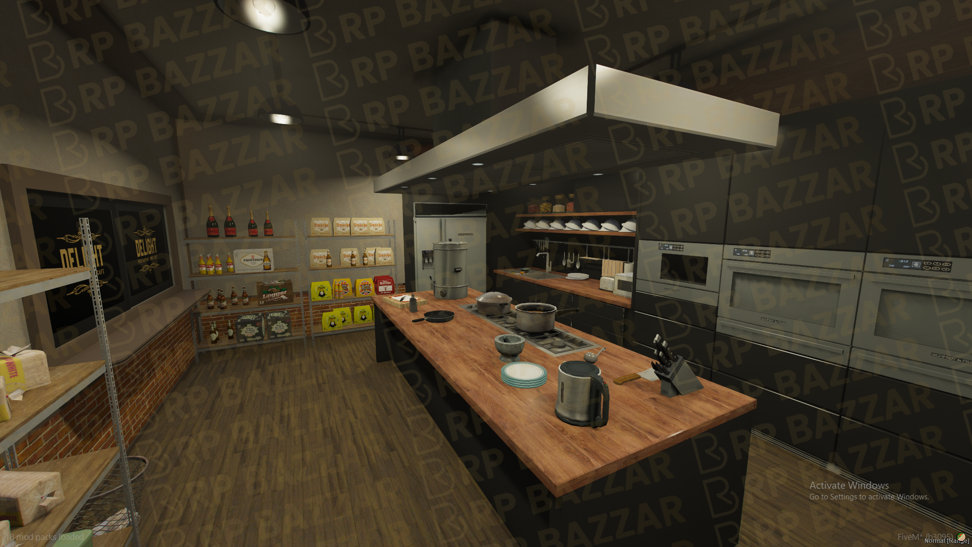 Rustic Restaurant FiveM MLO — GTA RP Interior — ESX QB QBOX — RPBazzar