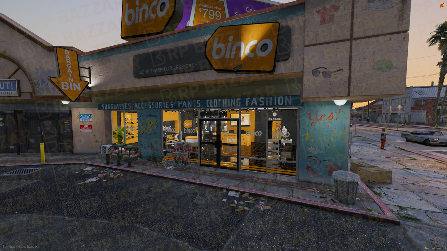 Fashion Clothing Store FiveM MLO — GTA RP Interior — ESX QB QBOX — RPBazzar