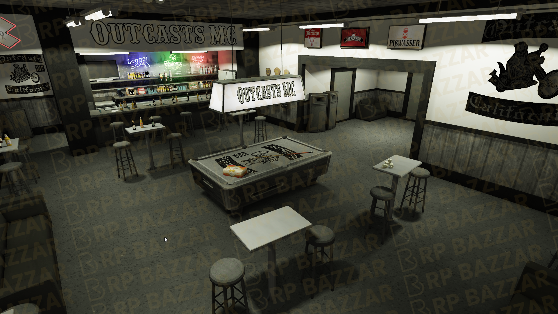 Underground Gang Den FiveM MLO — GTA RP Interior — ESX QB QBOX — RPBazzar