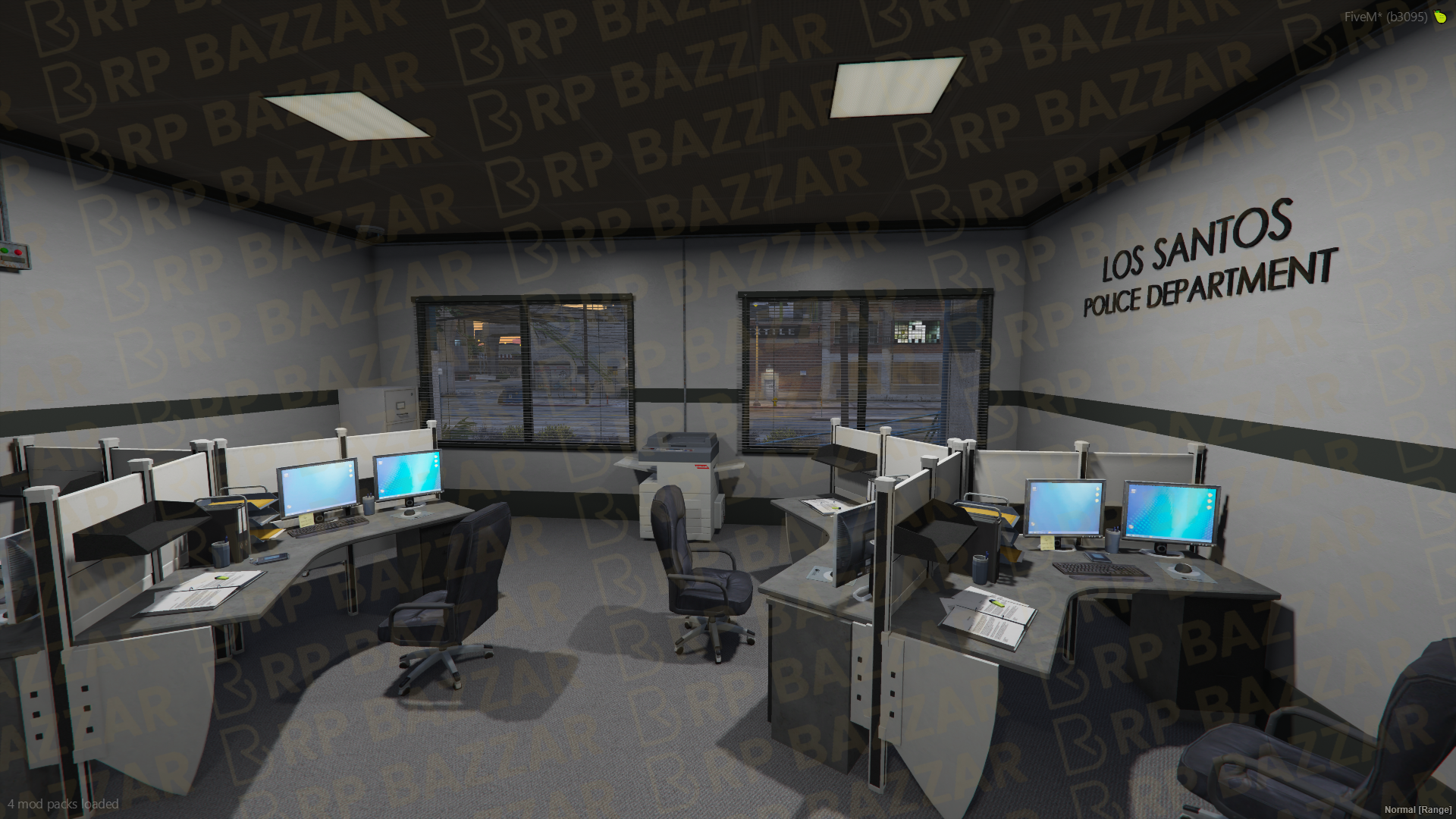 Westside Police Station FiveM MLO — GTA RP Interior — ESX QB QBOX — RPBazzar