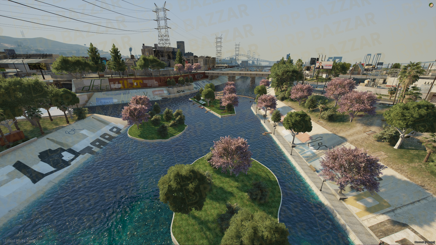 Downtown City Improvement FiveM MLO — GTA RP Interior — ESX QB QBOX — RPBazzar