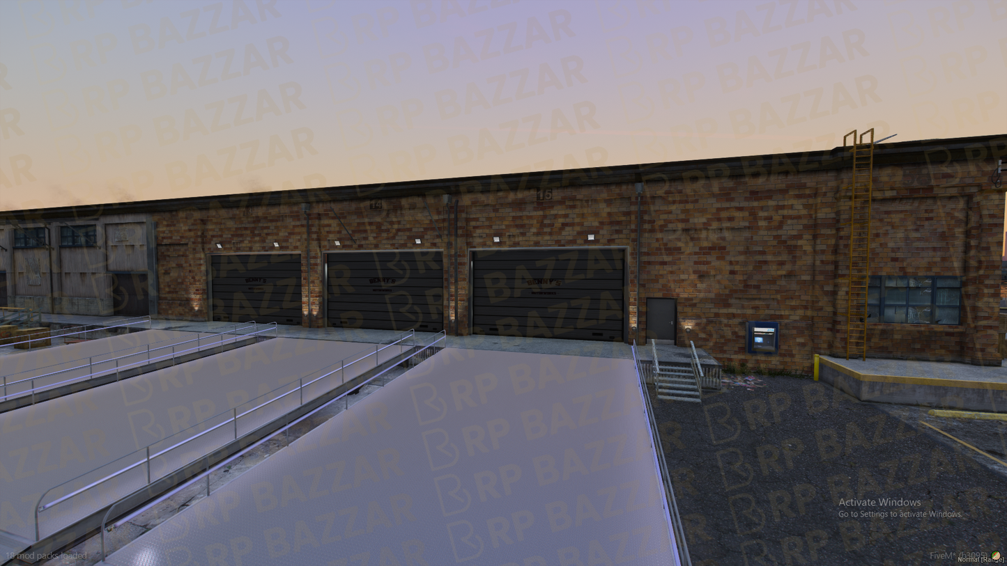 Secret Mechanic Shop FiveM MLO — GTA RP Interior — ESX QB QBOX — RPBazzar