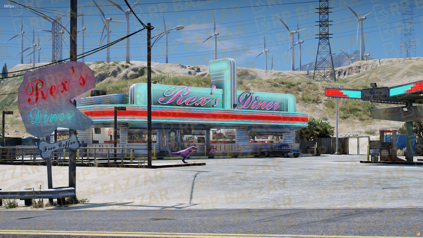 Premium Cafe FiveM MLO — GTA RP Interior — ESX QB QBOX — RPBazzar