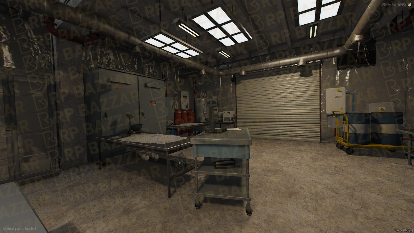 Abandoned Drug Lab FiveM MLO — GTA RP Interior — ESX QB QBOX — RPBazzar