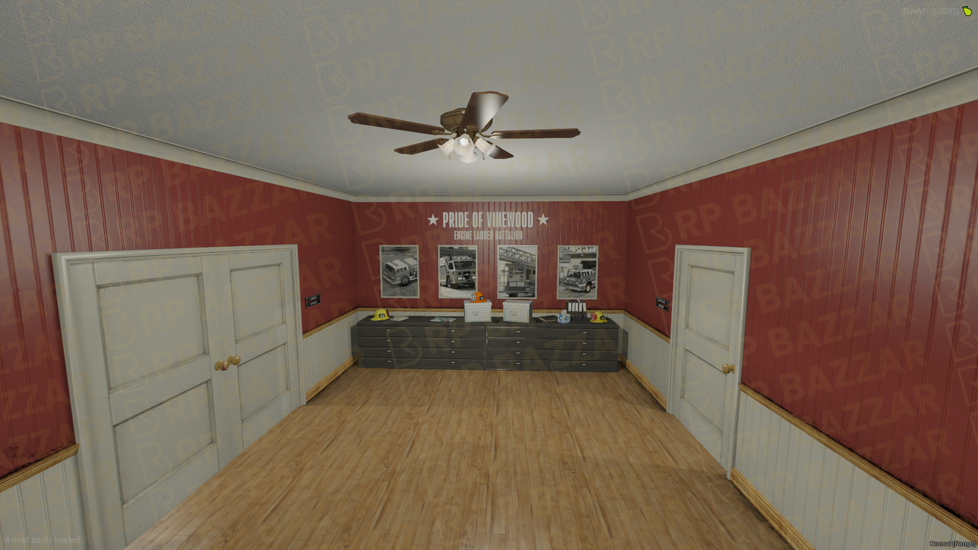 Downtown Fire Department FiveM MLO — GTA RP Interior — ESX QB QBOX — RPBazzar