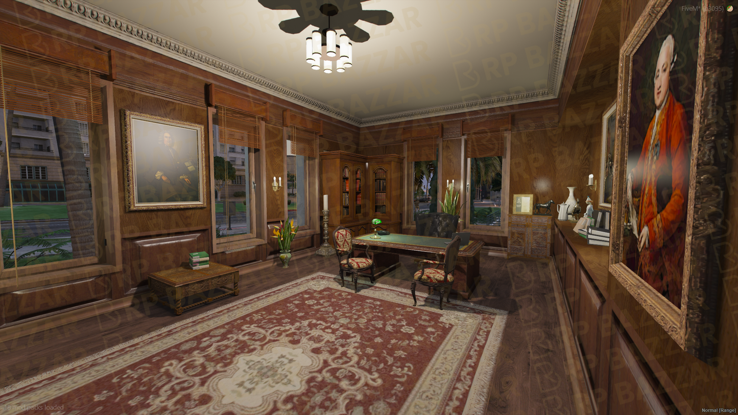 Historic City Hall FiveM MLO — GTA RP Interior — ESX QB QBOX — RPBazzar