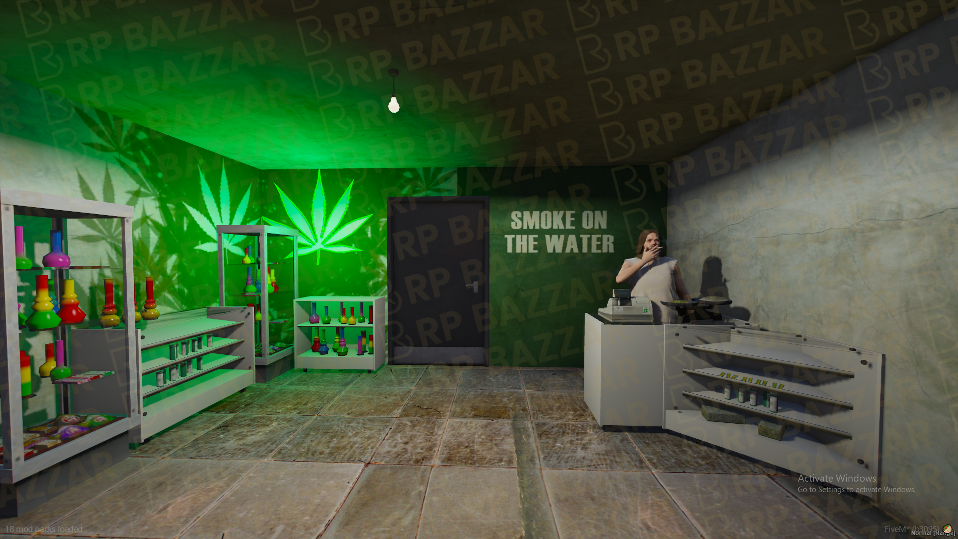 Green Weed Store FiveM MLO — GTA RP Interior — ESX QB QBOX — RPBazzar