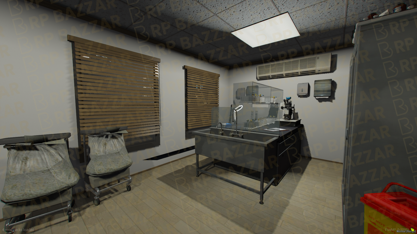Sentinel Police Station FiveM MLO — GTA RP Interior — ESX QB QBOX — RPBazzar