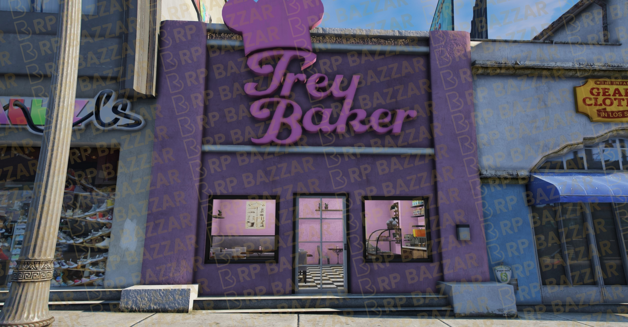 Vintage Diner FiveM MLO — GTA RP Interior — ESX QB QBOX — RPBazzar