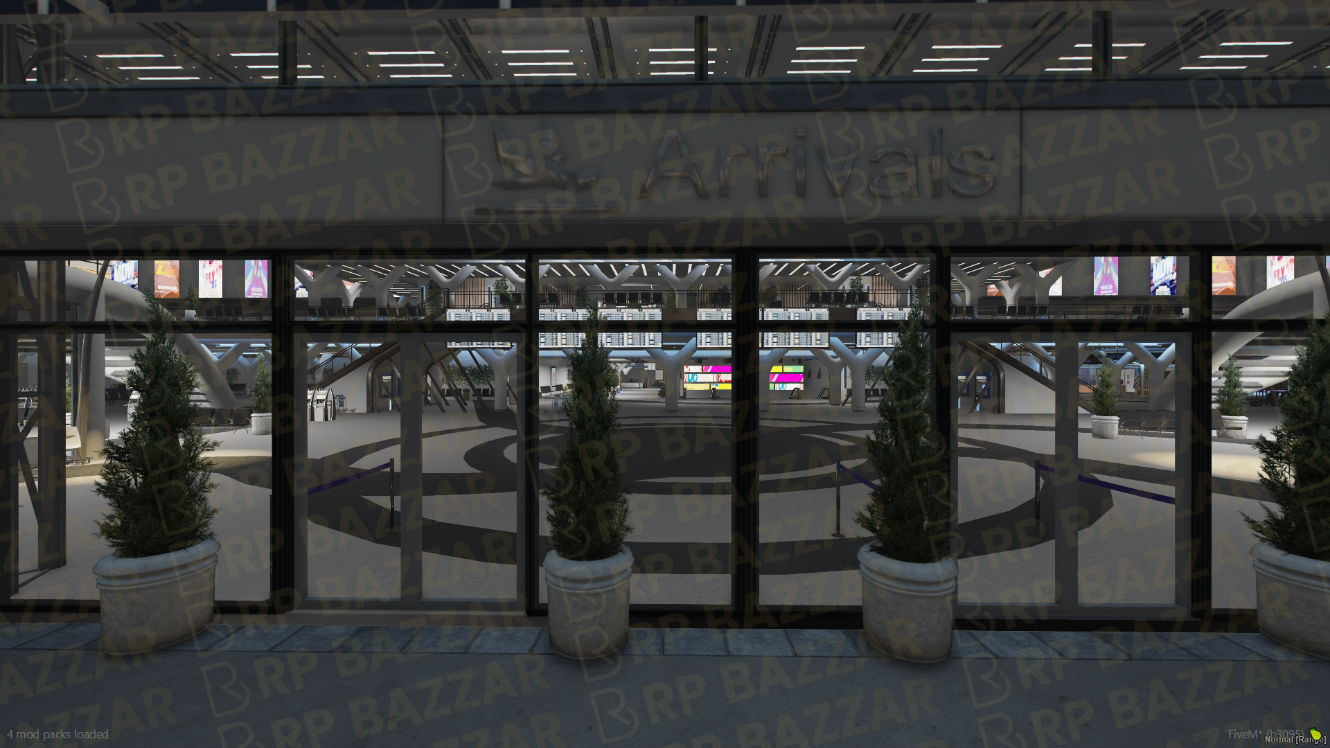 Busy Airport FiveM MLO — GTA RP Interior — ESX QB QBOX — RPBazzar