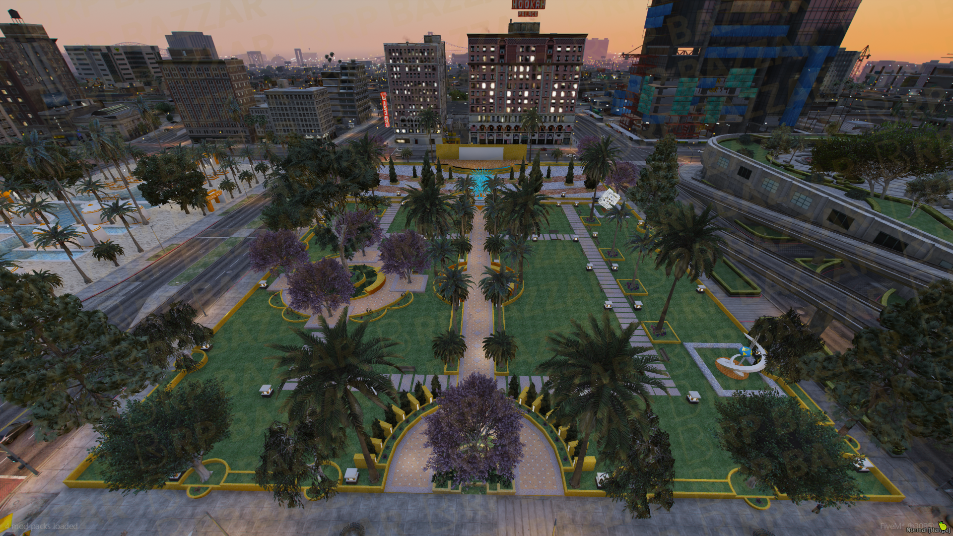 Vintage Legion Square FiveM MLO — GTA RP Interior — ESX QB QBOX — RPBazzar