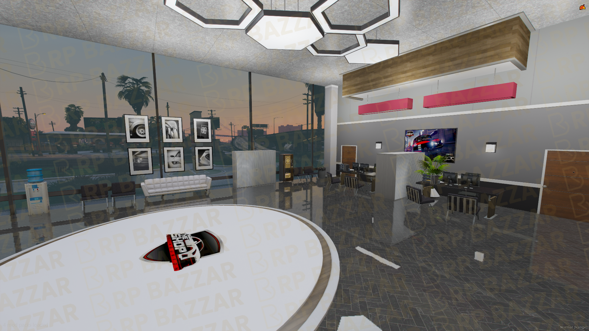 Polished Vehicle Shop FiveM MLO — GTA RP Interior — ESX QB QBOX — RPBazzar