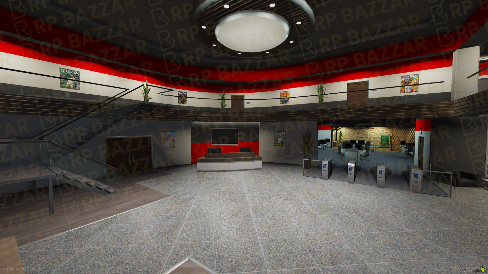 Broadcast Weazel News FiveM MLO — GTA RP Interior — ESX QB QBOX — RPBazzar
