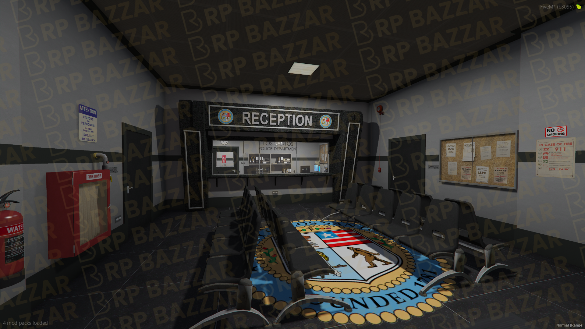 Westside Police Station FiveM MLO — GTA RP Interior — ESX QB QBOX — RPBazzar