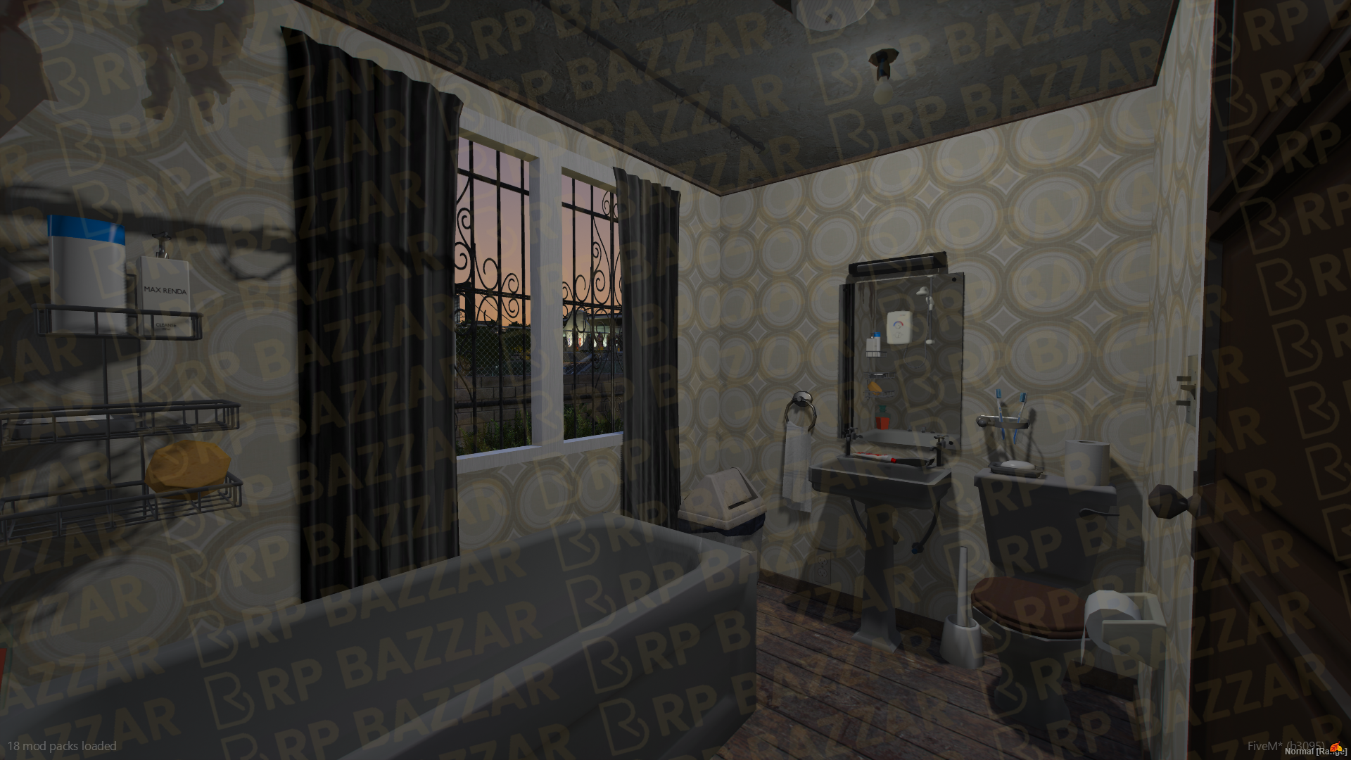 Retro House FiveM MLO — GTA RP Interior — ESX QB QBOX — RPBazzar