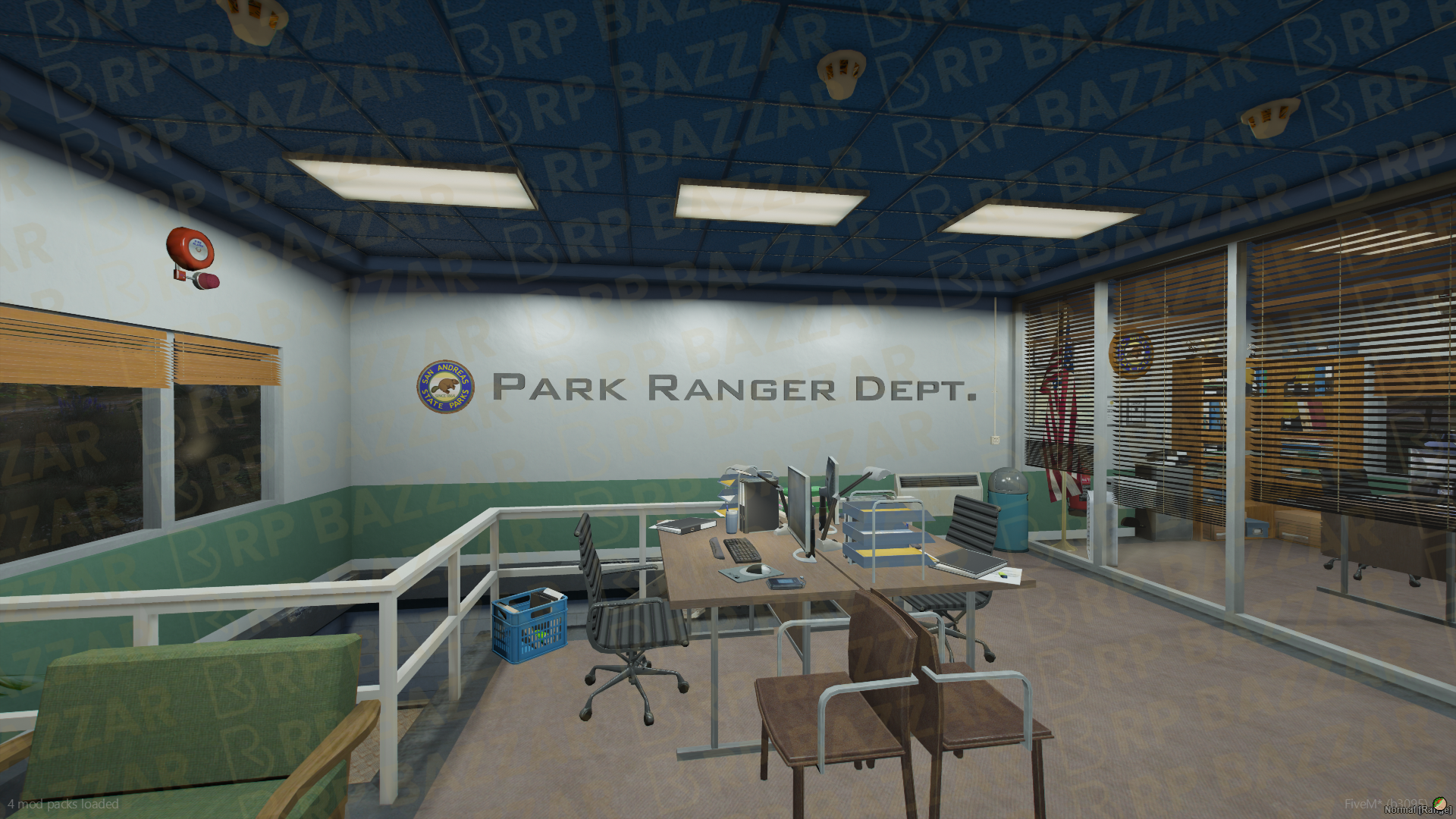 Rustic Park Ranger FiveM MLO — GTA RP Interior — ESX QB QBOX — RPBazzar