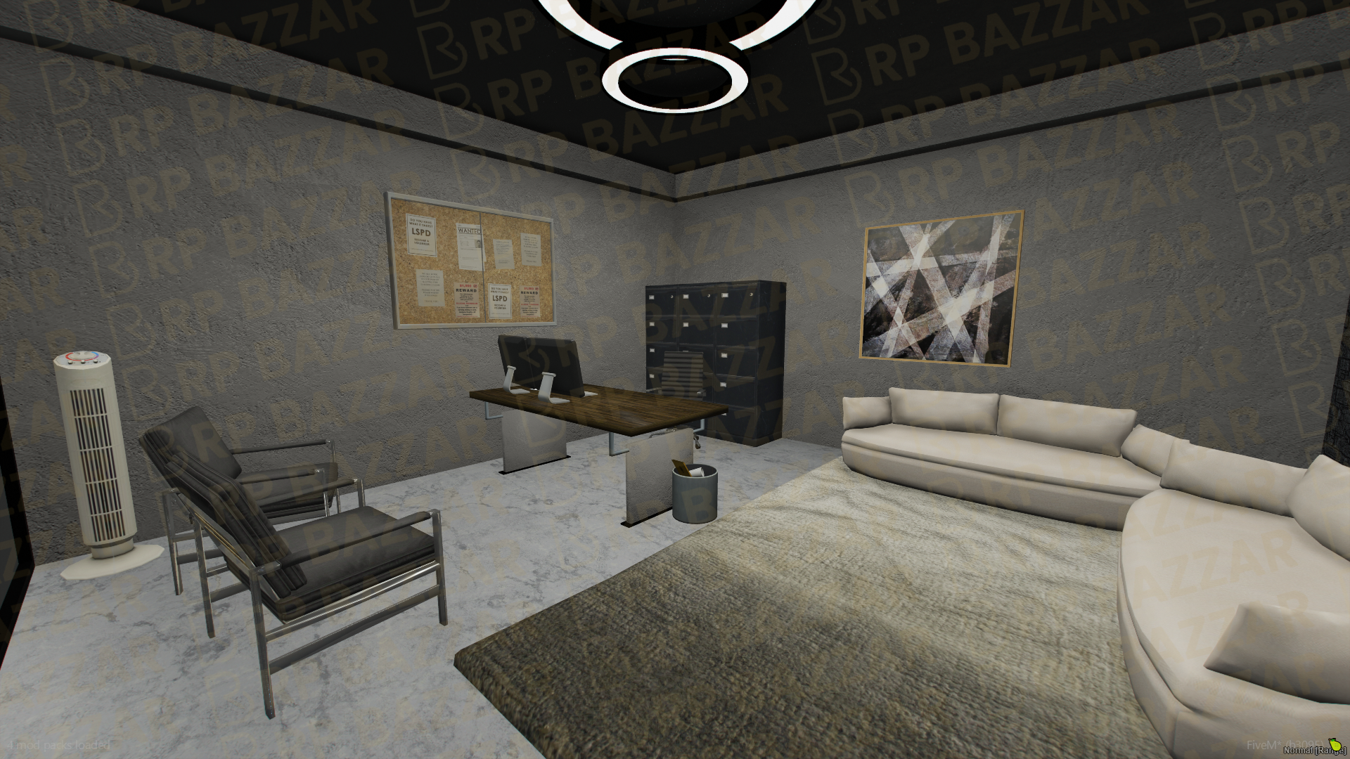 Riot Police Station FiveM MLO — GTA RP Interior — ESX QB QBOX — RPBazzar
