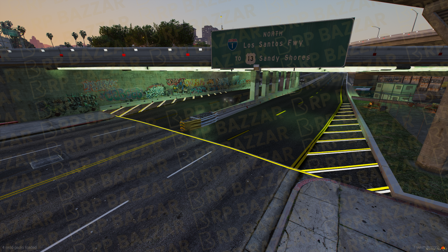 Scenic Road FiveM MLO — GTA RP Road Map — ESX QB QBOX — RPBazzar
