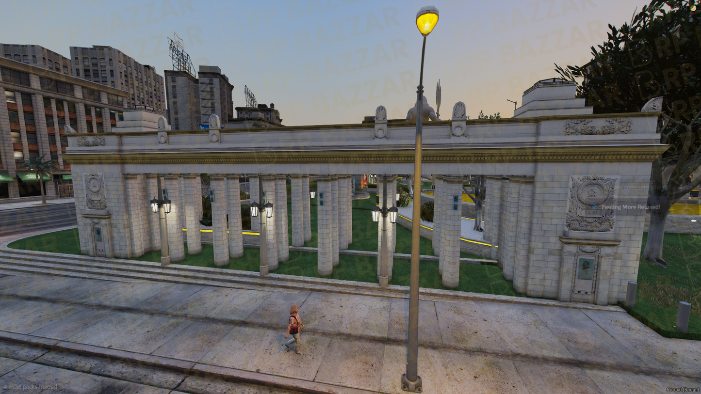 Bustling Legion Square FiveM MLO — GTA RP Interior — ESX QB QBOX — RPBazzar