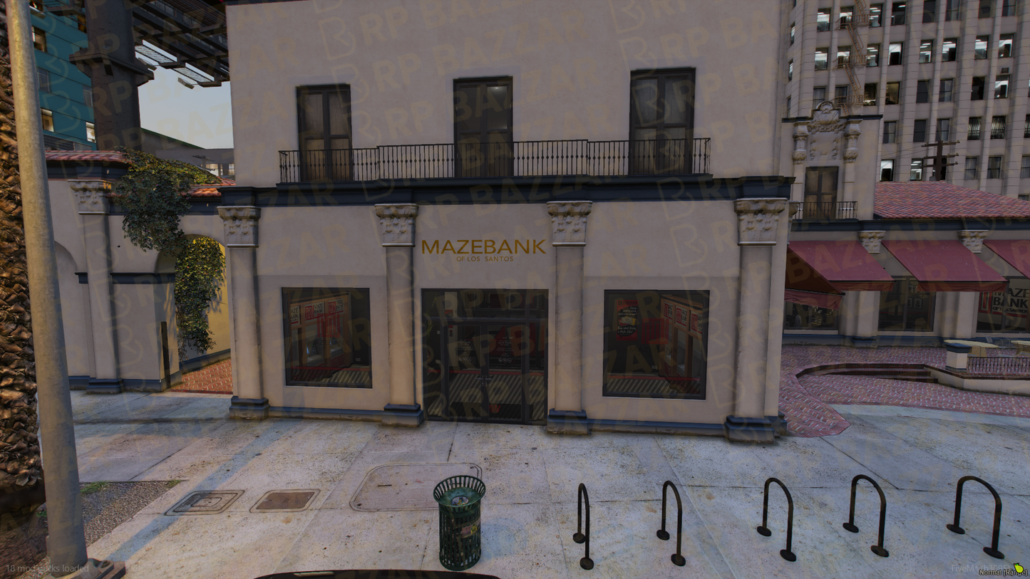 Heritage Bank FiveM MLO — GTA RP Interior — ESX QB QBOX — RPBazzar
