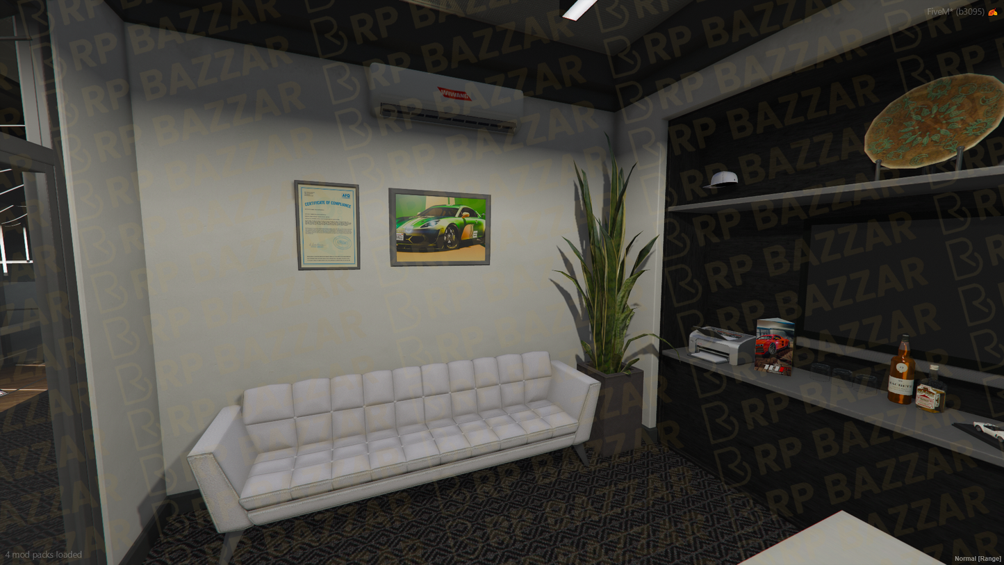 Metro Vehicle Shop FiveM MLO — GTA RP Interior — ESX QB QBOX — RPBazzar