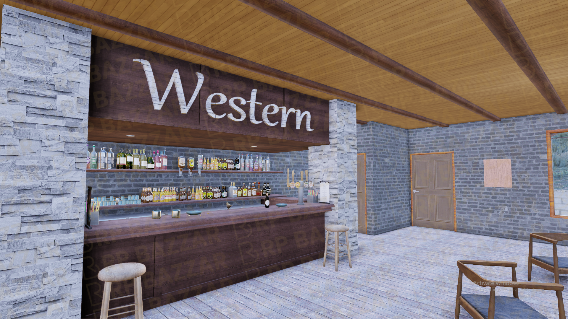 Immersive Noodle Bar FiveM MLO — GTA RP Interior — ESX QB QBOX — RPBazzar